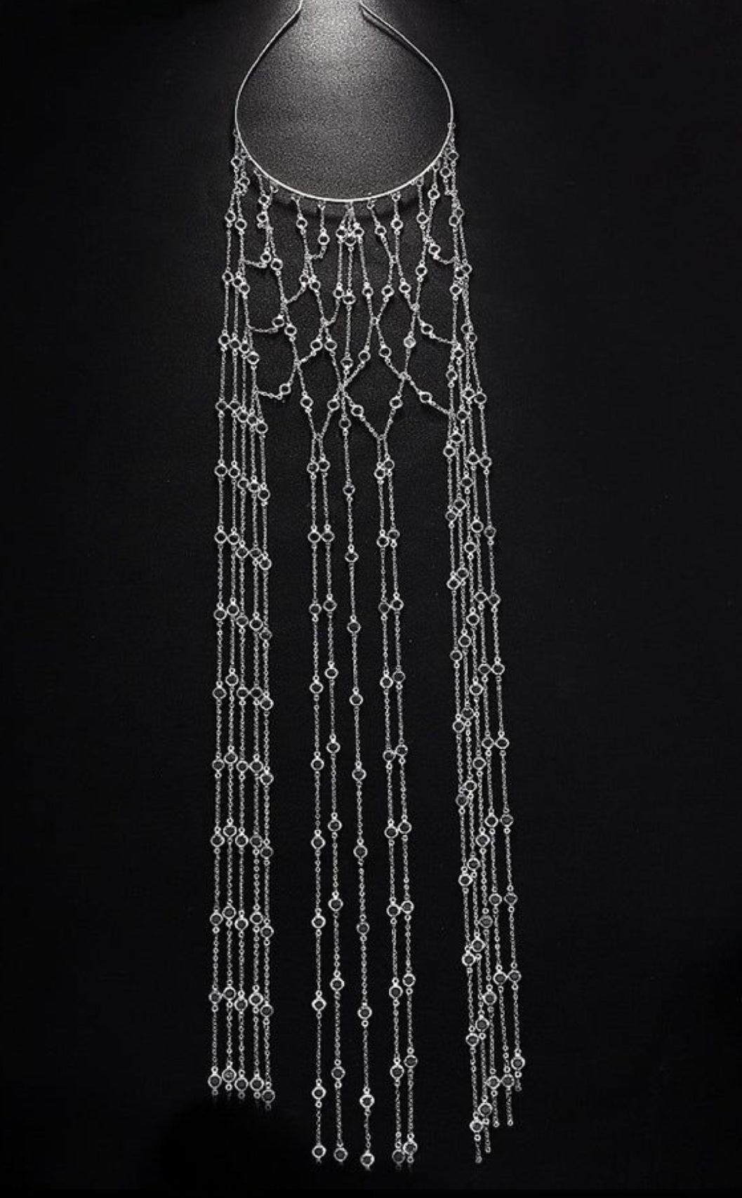 Doyours Rhinestone Tassel Head Chain