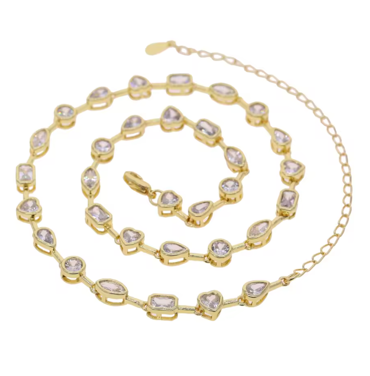 SDZSTONE Heartshine Cubic Zirconia Jewelry Set