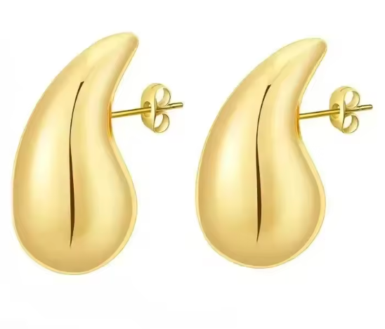 Trendy Tibetan Silver Stud Earrings